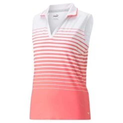 Puma Women's 2023 Mattr Sleeveless Stripe Polo -golf puma womens 2023 mattr sleeveless stripe polo 138042 c 4