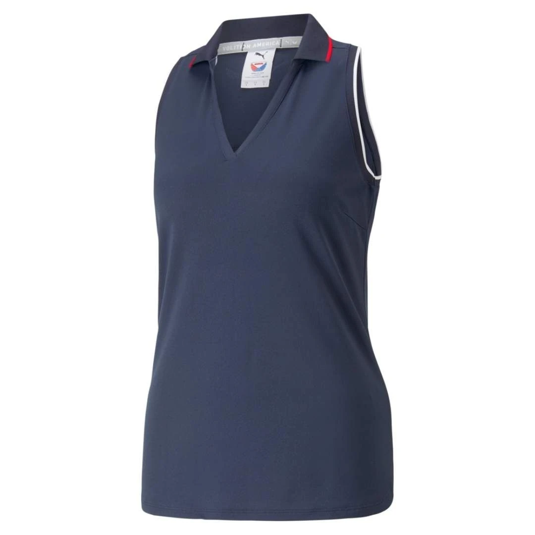 Puma Women's 2023 Volition Rosie Sleeveless Polo 4 Puma Women's 2023 Volition Rosie Sleeveless Polo - Image 2