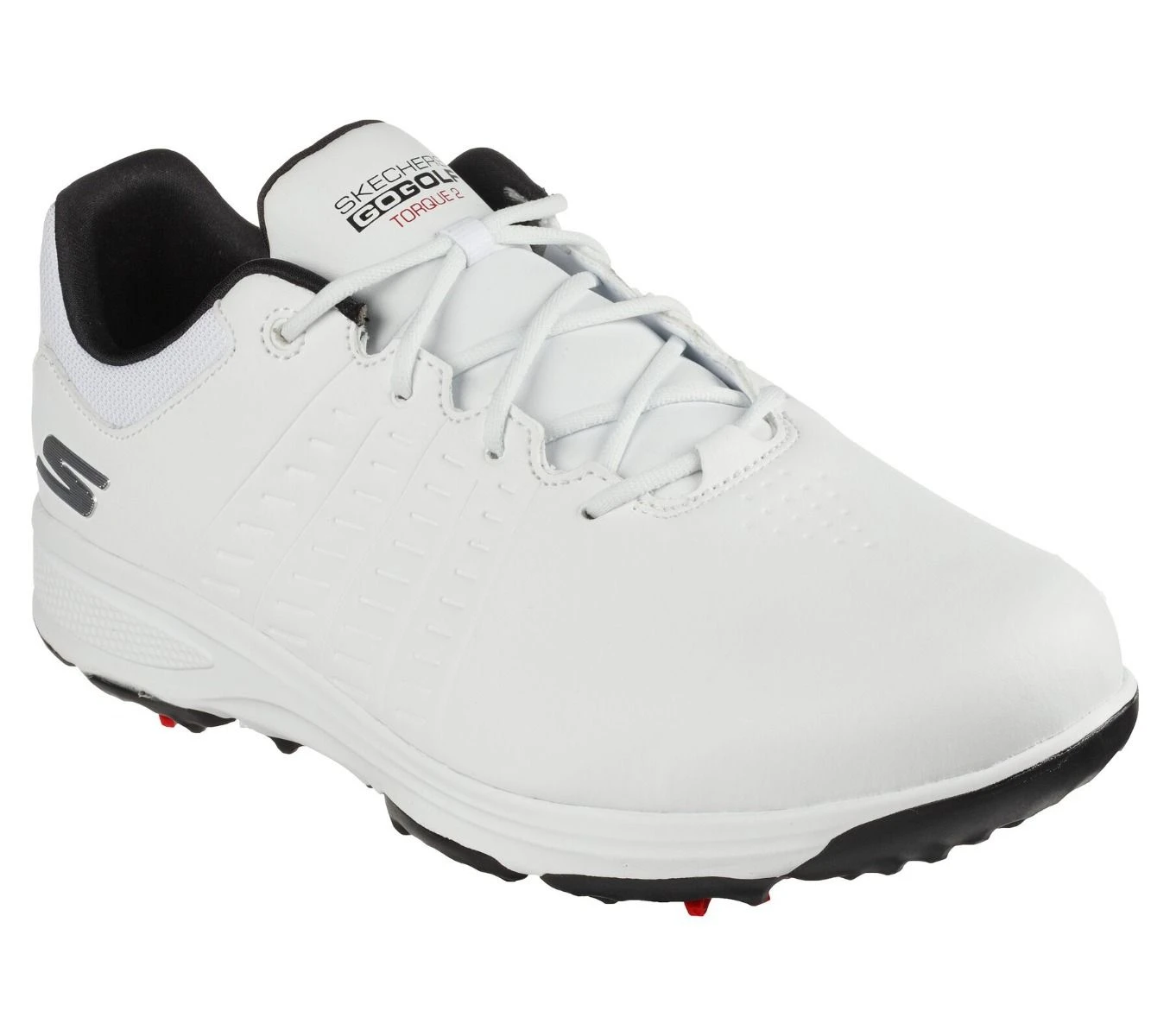 Skechers Men's Go Golf Torque 2 Golf Shoe - White/Black 7 Skechers Men's Go Golf Torque 2 Golf Shoe - White/Black - Image 5