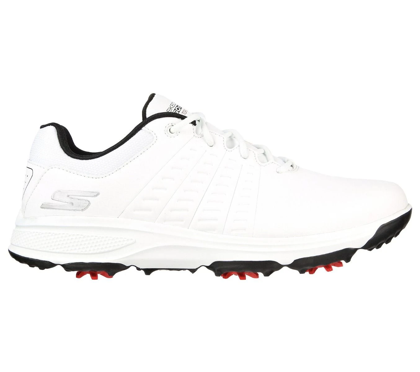 Skechers Men's Go Golf Torque 2 Golf Shoe - White/Black 3 Skechers Men's Go Golf Torque 2 Golf Shoe - White/Black