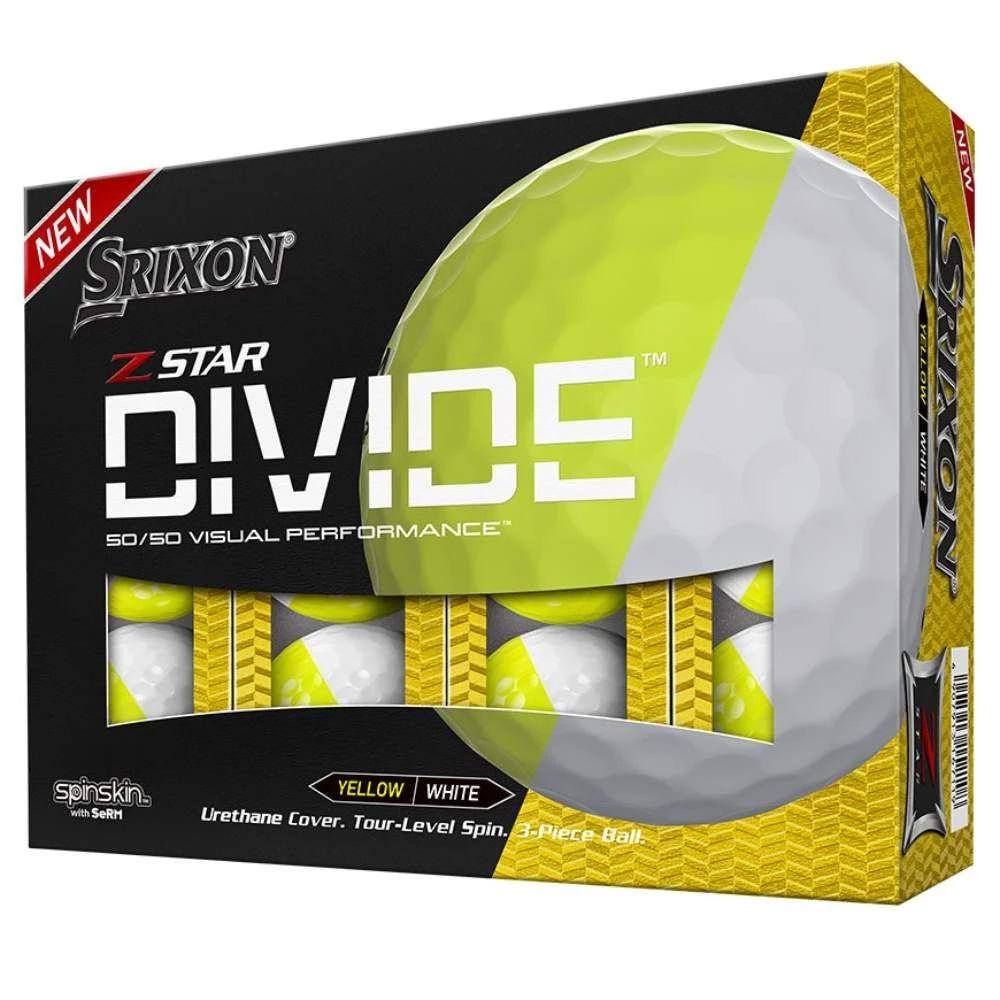 Srixon Z Star 8 Divide Golf Balls 3 Srixon Z Star 8 Divide Golf Balls
