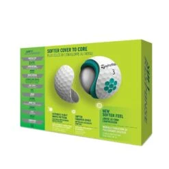 TaylorMade 2022 Soft Response Golf Balls -golf taylormade 2022 soft response golf balls 132217 c 3