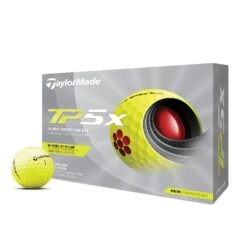 TaylorMade TP5X Golf Balls 12 TaylorMade TP5X Golf Balls -golf taylormade tp5x golf balls yellow