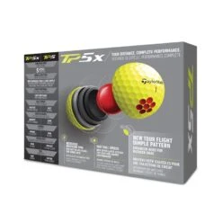 TaylorMade TP5X Golf Balls 13 TaylorMade TP5X Golf Balls -golf taylormade tp5x golf balls yellow3