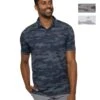 TravisMathew Men's Beachside Stealth Polo 2023 -golf tra 1my588 beachside stealth main