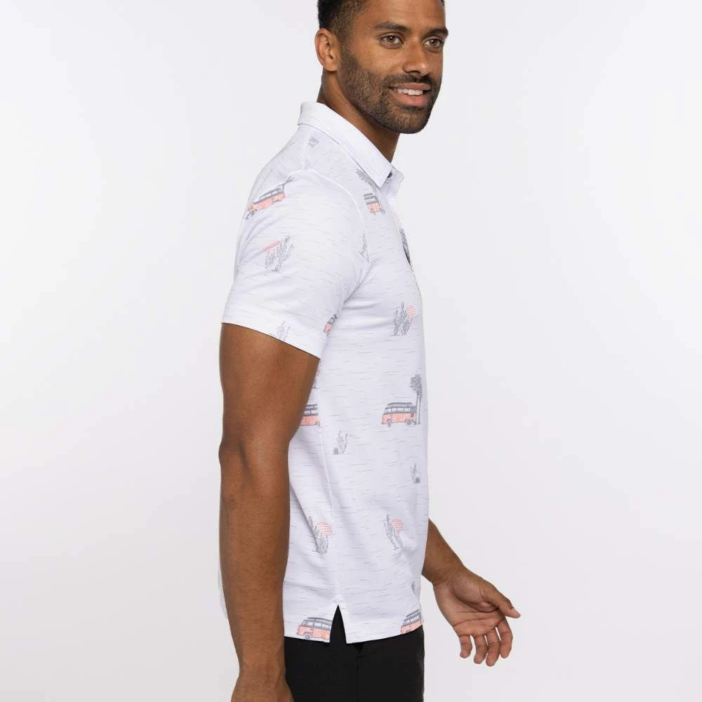 TravisMathew Men's Four Wheeling Polo 2023 4 TravisMathew Men's Four Wheeling Polo 2023 - Image 2