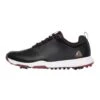 TravisMathew Men's The Ringer Spiked Golf Shoe - Black/ Ruby Wine -golf travismathew mens the ringer spiked golf shoe black ruby wine 138979 c 1