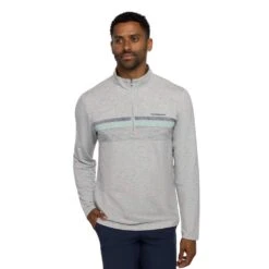 TravisMathew Men's Twist Of Lime Pullover 2023