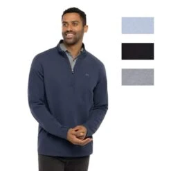 TravisMathew Men's Upgraded Quarter Zip Pullover 2023