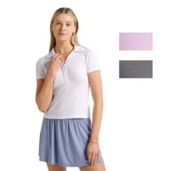 TravisMathew Women's Barcelona Ribbed Polo 2023