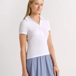 TravisMathew Women's Barcelona Ribbed Polo 2023 -golf travismathew womens barcelona ribbed polo 2023 139537 c 3