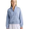 TravisMathew Women's Bristol 1/2 Zip Pullover Sweater 2023 -golf travismathew womens bristol 12 zip pullover sweater 2023 139577 c 1