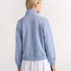 TravisMathew Women's Bristol 1/2 Zip Pullover Sweater 2023 -golf travismathew womens bristol 12 zip pullover sweater 2023 139577 c 2