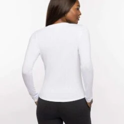 TravisMathew Women's Cloud Longsleeve Henley Tee -golf travismathew womens cloud longsleeve henley tee 139473 c 4