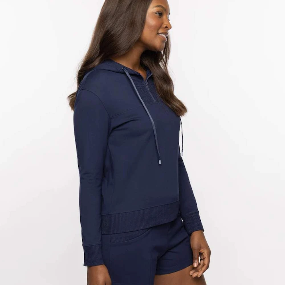 TravisMathew Women's Horizon Line 1/4 Zip Hoodie 4 TravisMathew Women's Horizon Line 1/4 Zip Hoodie - Image 2