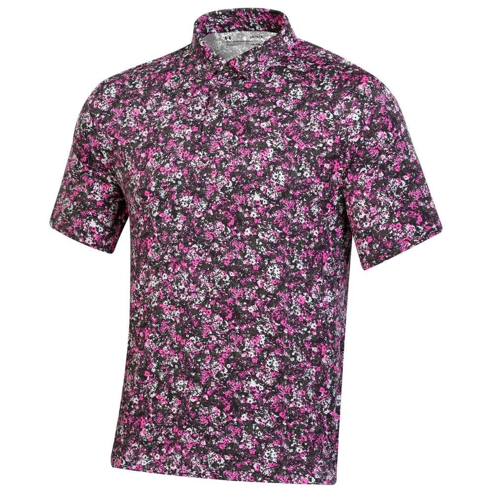 Under Armour Men's Playoff 3.0 Floral Speckle Print Polo 2023 5 Under Armour Men's Playoff 3.0 Floral Speckle Print Polo 2023 - Image 3