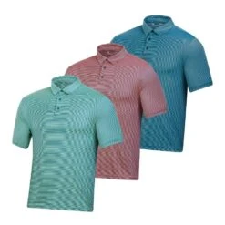 Under Armour Men's T2 Green Bridge Stripe Polo 2023