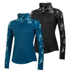 Under Armour Women's Zinger Crocus Blur Print 1/4 Zip Pullover