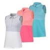 Under Armour Women's Zinger Heather Block Sleeveless Polo 2023 -golf under armour womens zinger heather block sleeveless polo 2023 139309 c 1