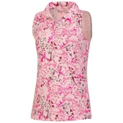 Under Armour Women's Zinger Sleeveless Wild Fields Polo 2023 -golf under armour womens zinger sleeveless wild fields polo 2023 139317 c 3