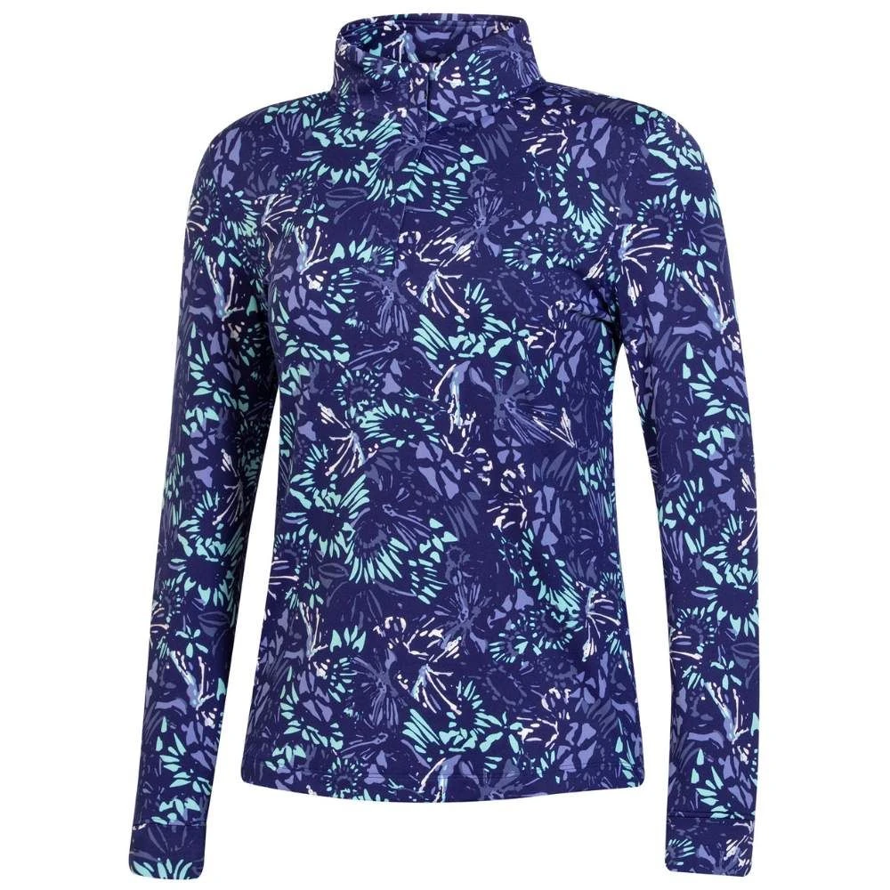Under Armour Women's Zinger Wild Fields 1/4 Zip Pullover 2023 4 Under Armour Women's Zinger Wild Fields 1/4 Zip Pullover 2023 - Image 2