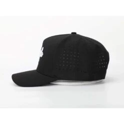 Waggle Black Logo Hat -golf waggle black logo hat 133512 c 3