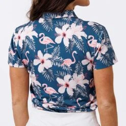 golf -golf waggle womens flamingo flyer polo 2023 142785 c 2